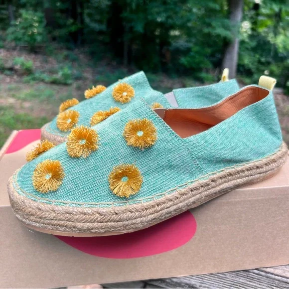 Silvia Cobos SC SOIL MOCASINES Leather Flat Espadrilles Women’s Sz 9 NEW - Picture 3 of 12